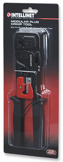 Pinza Crimpeadora INTELLINET 210836 - Negro, RJ-45