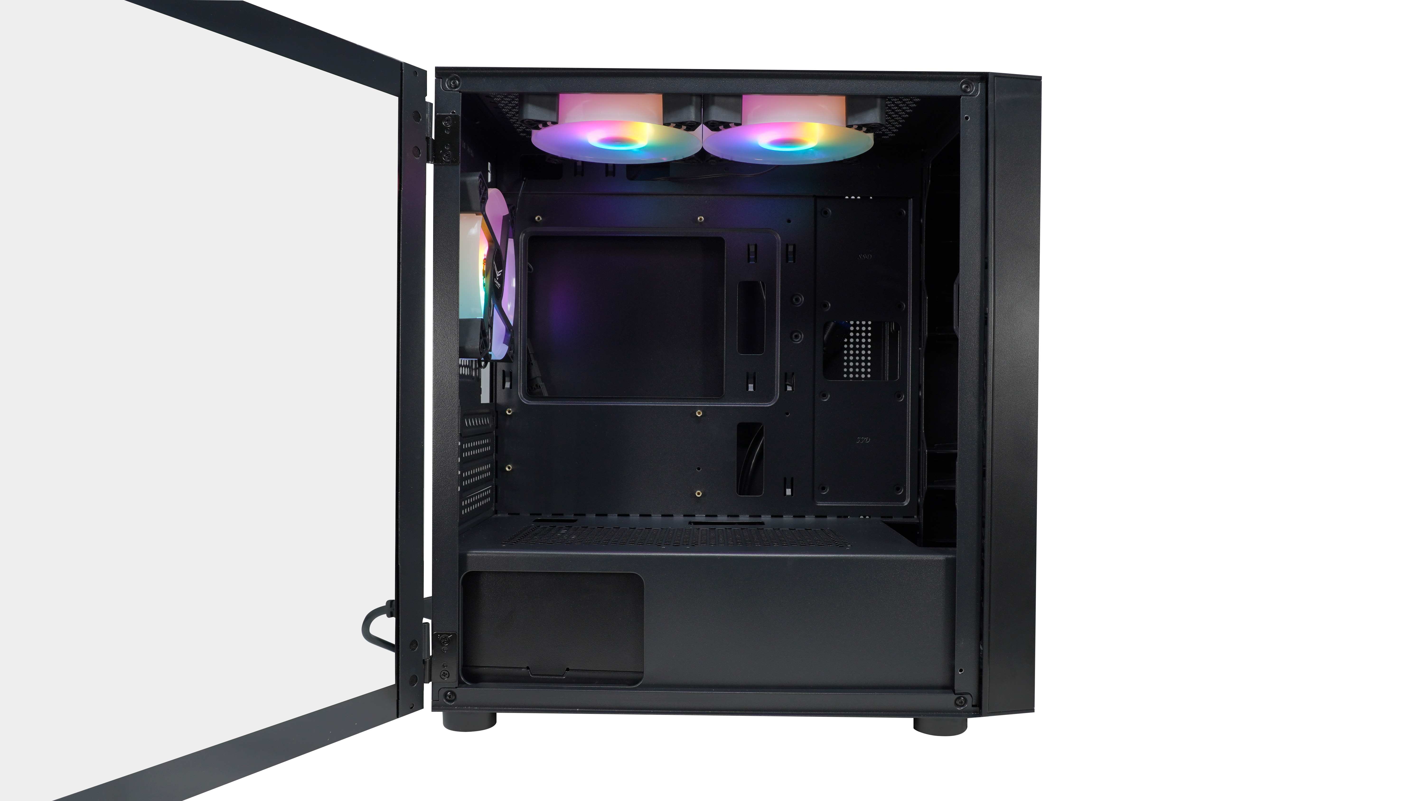 Gabinete Gaming  EVOTEC EV-1018 - Gabinete, Negro