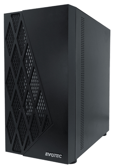 Gabinete Gaming  EVOTEC EV-1018 - Gabinete, Negro
