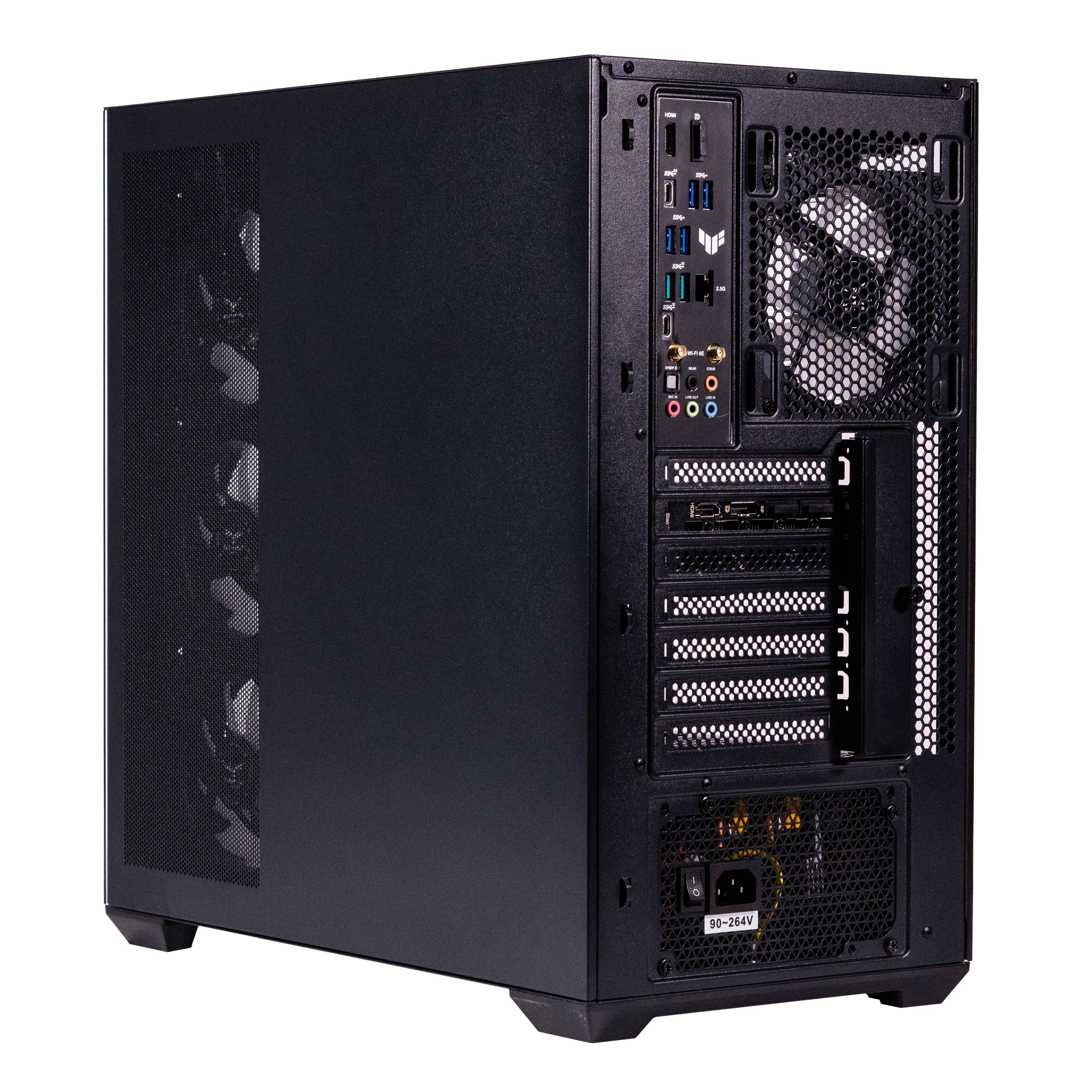 NACEB GABINETE GAMER MEDIA TORRE Cristal templado - ATX, MicroATX, Ventiladores 3 Frontales, 1 Posterior ARGB, USB 3.0x2 HD Audio/Micrófono x1 color negro N
