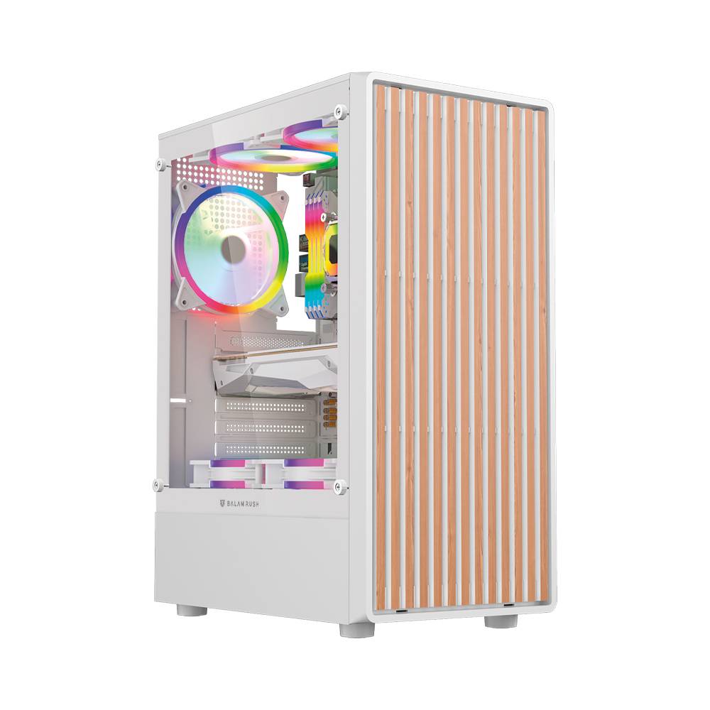 Gabinete Gamer Media Torre ATX Dragonfly Wood GM580CW  Factor: ATX - Micro Atx - Mini ITX