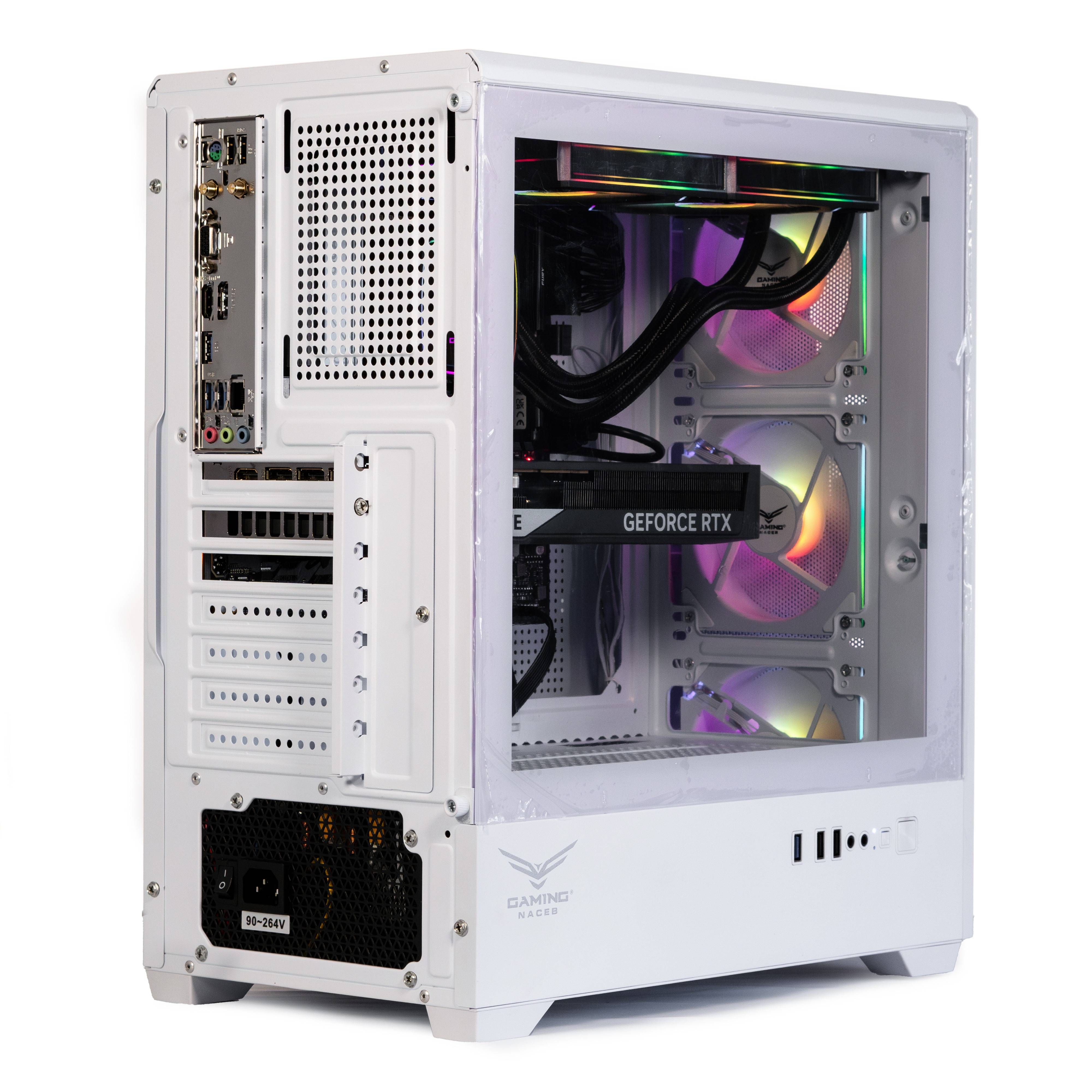 Gabinete NACEB  GAMER ATX STELLA BLANCO NA-0658B -
