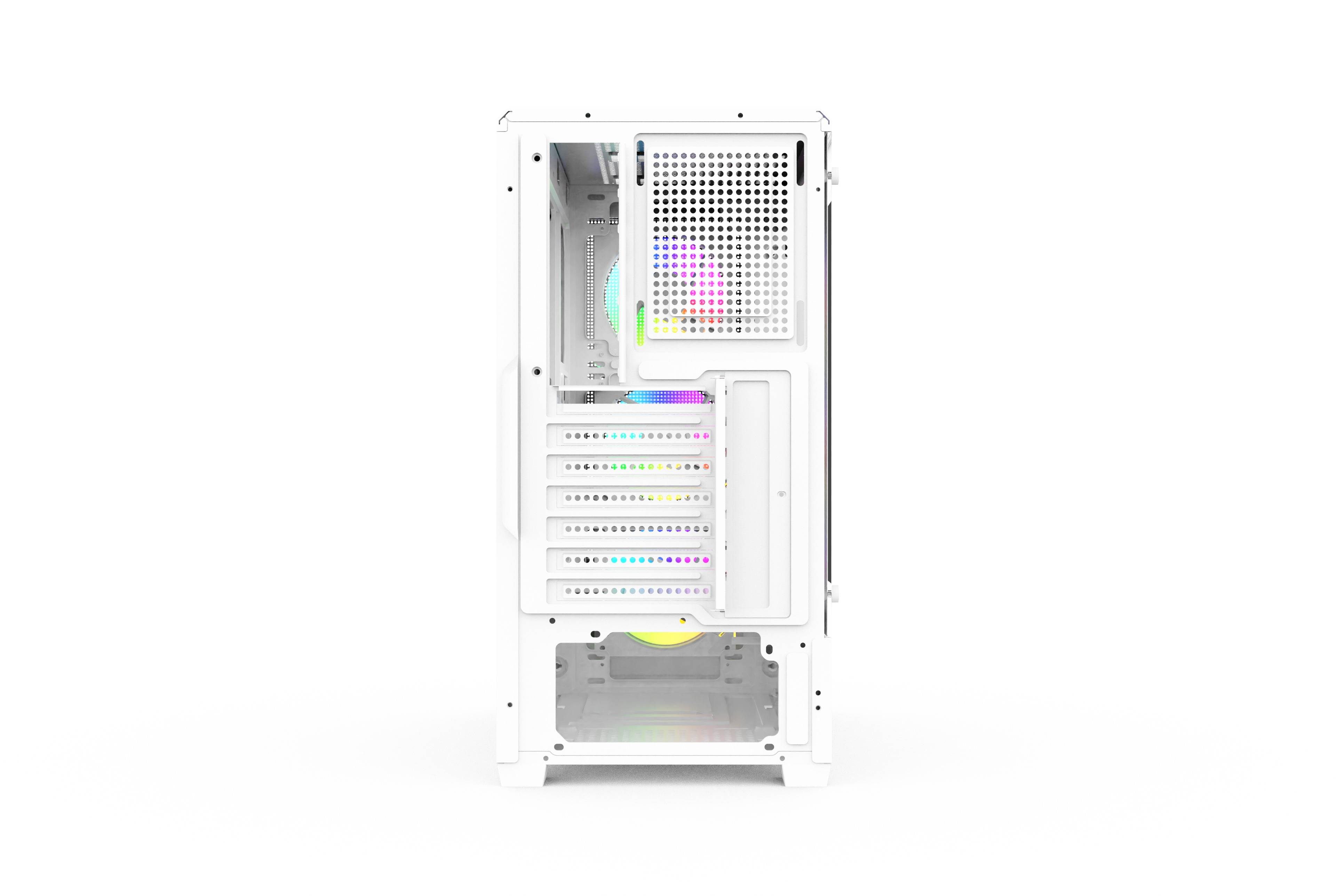 Gabinete NACEB  GAMER ATX STELLA BLANCO NA-0658B -