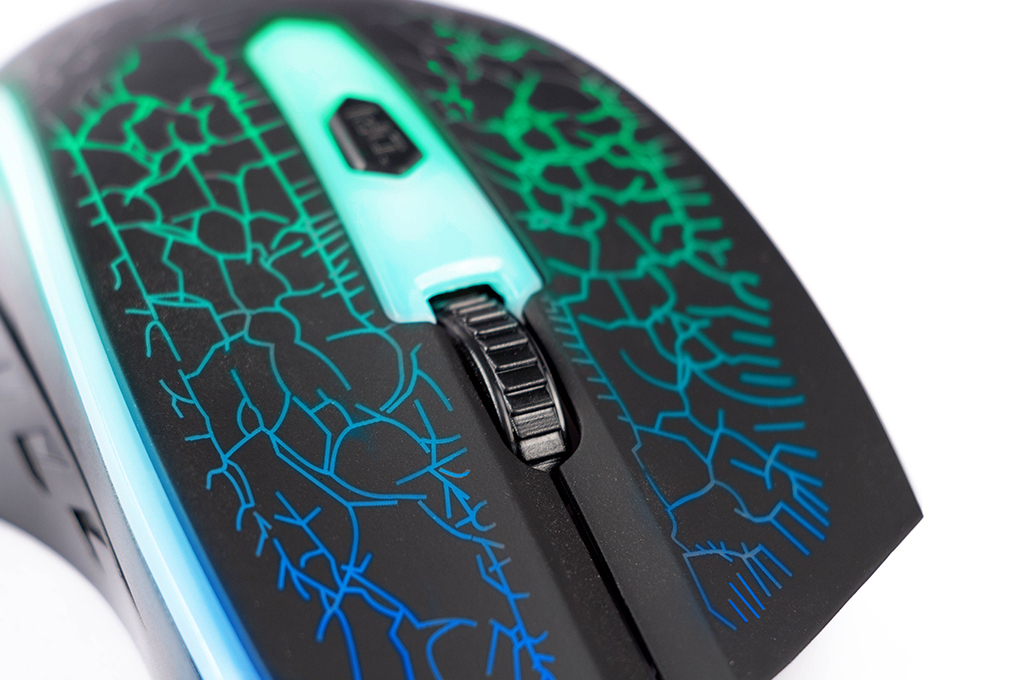 Mouse Naceb Technology NA-592NE - USB, Juego, Óptico, 1200 DPI, Multicolor