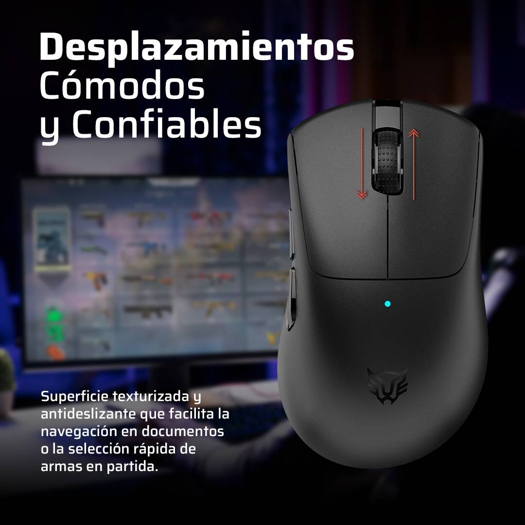Mouse Gamer Inalámbrico DRIFT PERFORM MG5 BALAM RUSH Conectividad USB Dongle 2.4ghz -