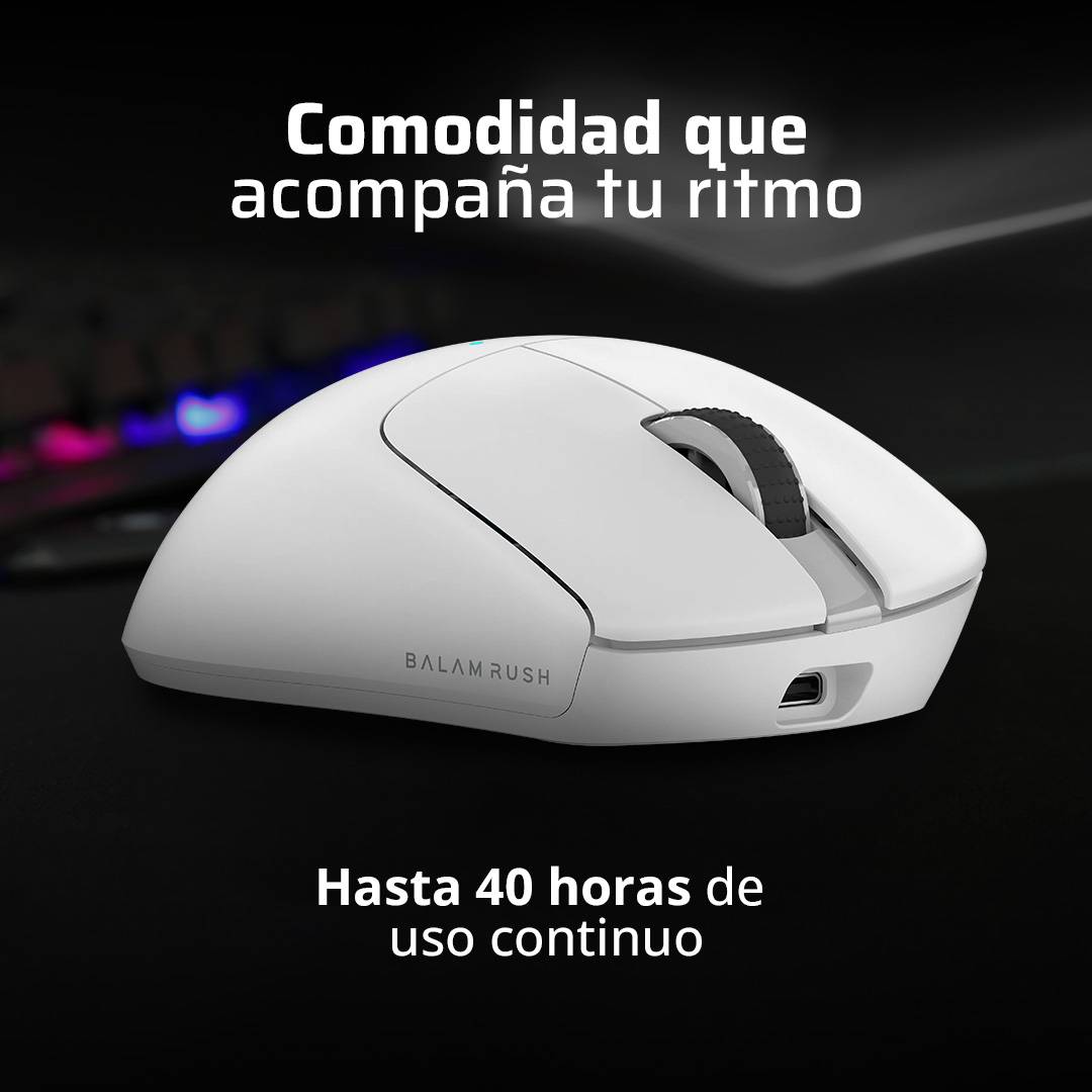 Mouse Gamer Inalámbrico DRIFT PERFORM MG5 BALAM RUSH Conectividad USB Dongle 2.4ghz -