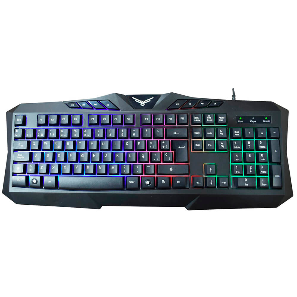 Teclado Gaming Naceb Technology NA-0912 - USB, Negro