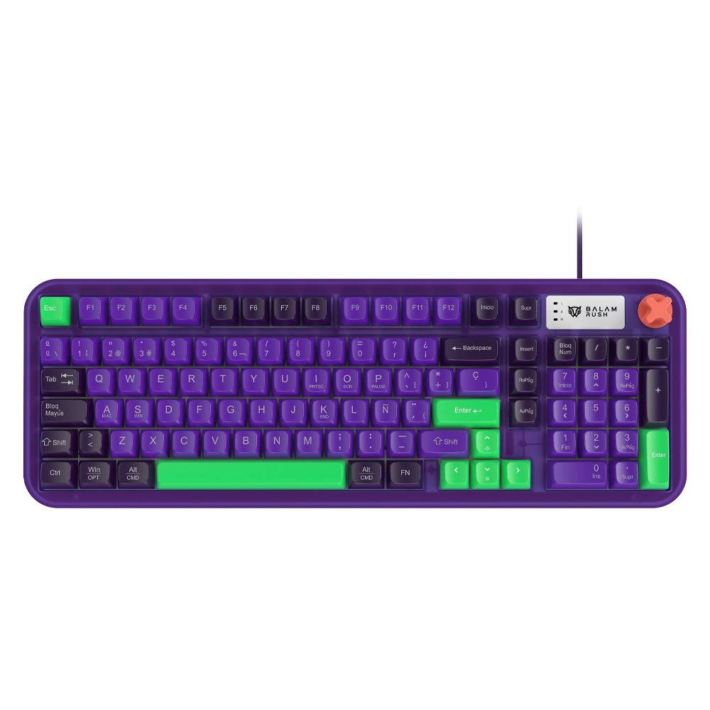 Teclado Gamer Alámbrico WARSTRIKE EVA KG500E Balam Rush -