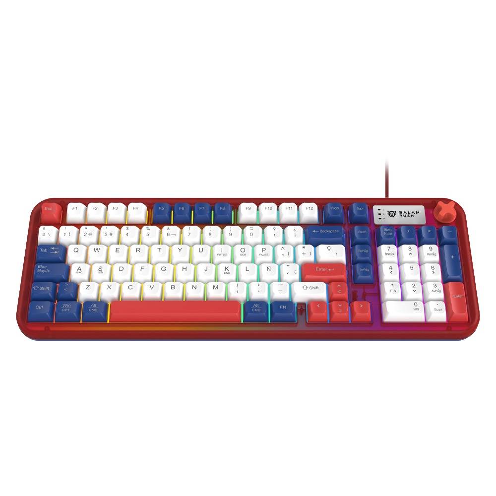 Teclado Gamer Alámbrico WARSTRIKE GUNDA KG500G Balam Rush -
