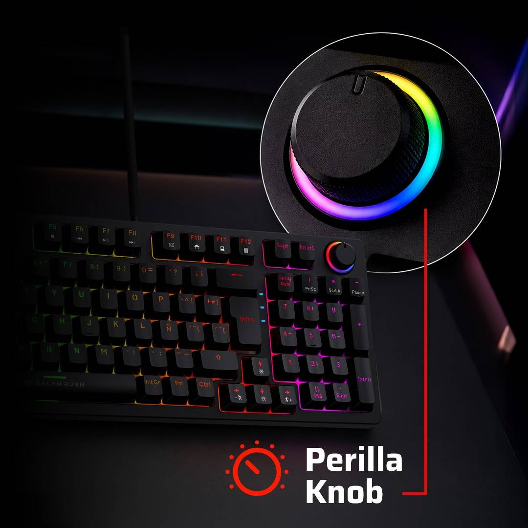 Teclado Gamer Alámbrico DOMINATE X PRO GK777 Balam Rush -
