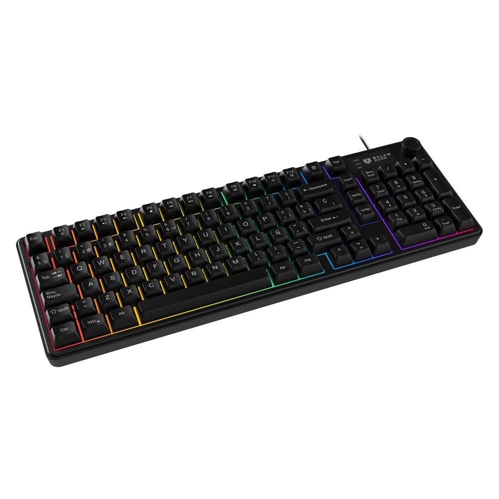 Teclado Gamer Alámbrico BALRAK PRO KG490 Balam Rush -
