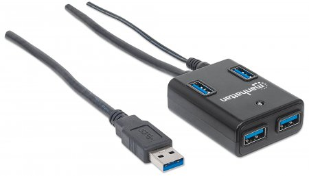 162302 Hub USB 3.0 de Supervelocidad incluyte fuente AC. -